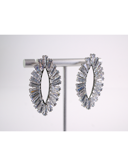 Kolczyki WIECZOROWE Z CYRKONIAMI  Lolita Akcesoria SREBRNY SZTYFT 925