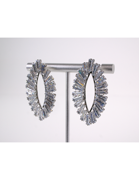 Kolczyki WIECZOROWE Z CYRKONIAMI  Lolita Akcesoria SREBRNY SZTYFT 925