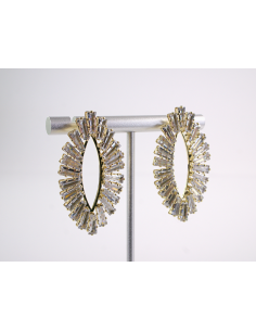 Kolczyki WIECZOROWE Z CYRKONIAMI ZŁOTE Lolita Akcesoria... 2