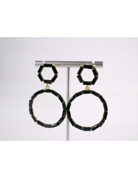 Kolczyki WIECZOROWE Z CYRKONIAMI  Lolita Akcesoria srebrny sztyft 925