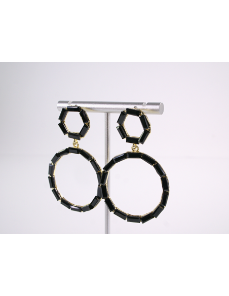 Kolczyki WIECZOROWE Z CYRKONIAMI  Lolita Akcesoria srebrny sztyft 925