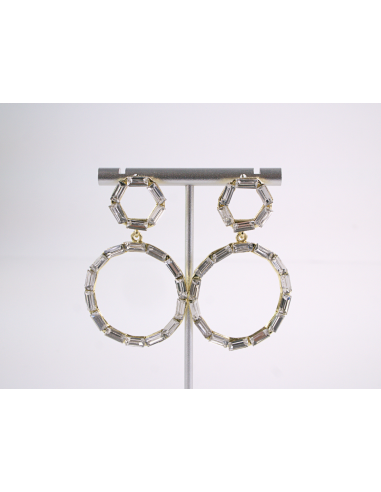 Kolczyki WIECZOROWE Z CYRKONIAMI  Lolita...