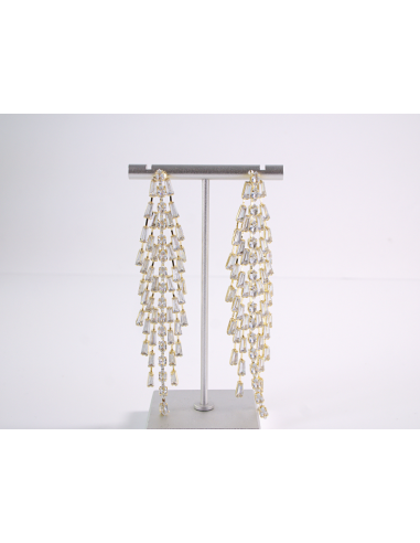 Kolczyki WIECZOROWE Z CYRKONIAMI  MAXI Lolita...