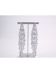 Kolczyki WIECZOROWE Z CYRKONIAMI  MAXI Lolita Akcesoria...