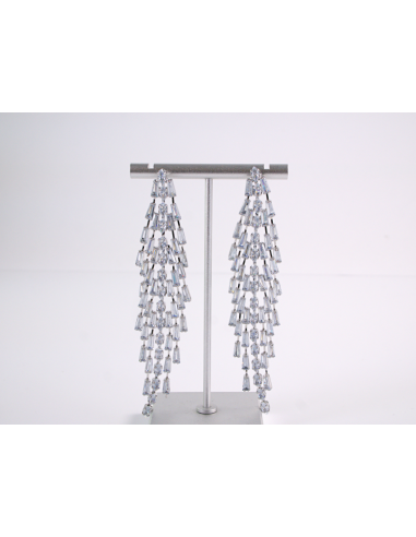 Kolczyki WIECZOROWE Z CYRKONIAMI  MAXI Lolita...