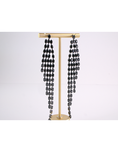 Kolczyki WIECZOROWE Z CYRKONIAMI  MAXI Lolita...