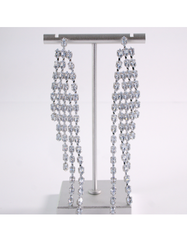 Kolczyki WIECZOROWE Z CYRKONIAMI  MAXI Lolita...