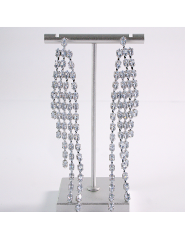 Kolczyki WIECZOROWE Z CYRKONIAMI  MAXI Lolita...