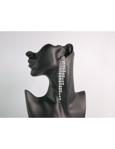 Kolczyki WIECZOROWE Z CYRKONIAMI  MAXI Lolita...