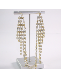 Kolczyki WIECZOROWE Z CYRKONIAMI  MAXI Lolita Akcesoria...