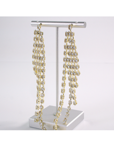 Kolczyki WIECZOROWE Z CYRKONIAMI  MAXI Lolita...