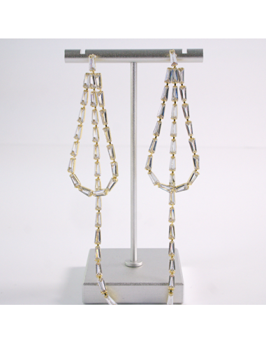 Kolczyki WIECZOROWE Z CYRKONIAMI  MAXI Lolita...