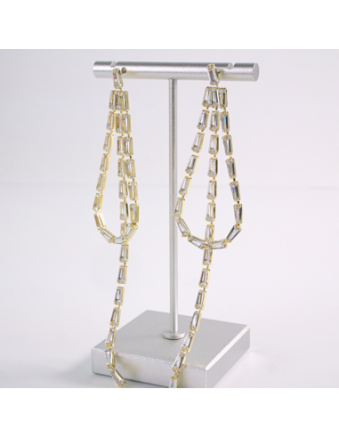 Kolczyki WIECZOROWE Z CYRKONIAMI  MAXI Lolita...