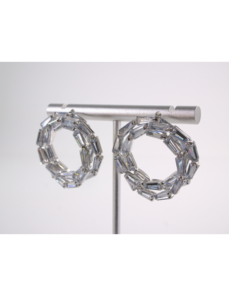 Kolczyki WIECZOROWE Z CYRKONIAMI  Lolita Akcesoria SREBRNY SZTYFT 925