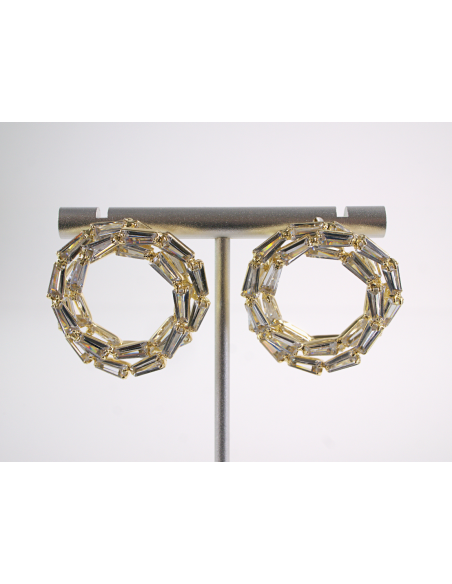 Kolczyki WIECZOROWE Z CYRKONIAMI  Lolita Akcesoria SREBRNY SZTYFT 925