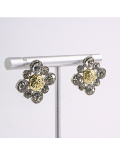 Kolczyki WIECZOROWE GRAFITOWY CYRKONIE  Lolita Akcesoria... 2