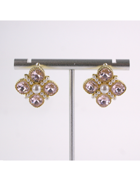 Kolczyki WIECZOROWE GRAFITOWY CYRKONIE  Lolita Akcesoria SREBRNY SZTYFT 925