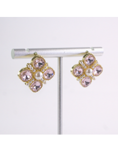 Kolczyki WIECZOROWE GRAFITOWY CYRKONIE  Lolita Akcesoria... 2