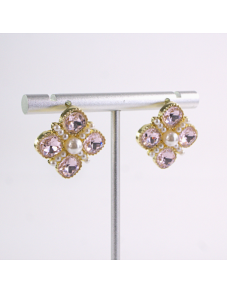 Kolczyki WIECZOROWE GRAFITOWY CYRKONIE  Lolita Akcesoria SREBRNY SZTYFT 925