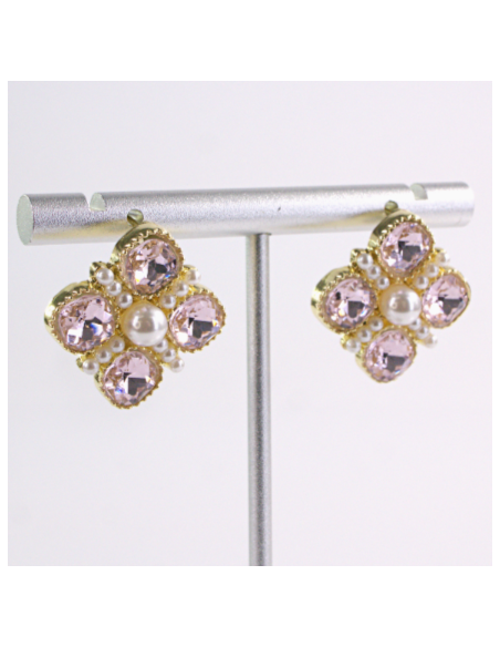 Kolczyki WIECZOROWE GRAFITOWY CYRKONIE  Lolita Akcesoria SREBRNY SZTYFT 925