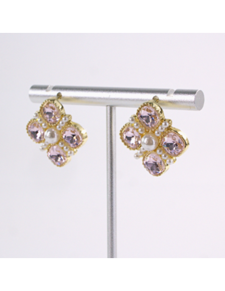 Kolczyki WIECZOROWE GRAFITOWY CYRKONIE  Lolita Akcesoria SREBRNY SZTYFT 925