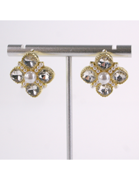 Kolczyki WIECZOROWE GRAFITOWY CYRKONIE  Lolita Akcesoria SREBRNY SZTYFT 925