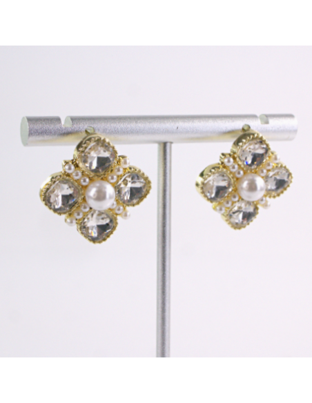 Kolczyki WIECZOROWE GRAFITOWY CYRKONIE  Lolita Akcesoria SREBRNY SZTYFT 925