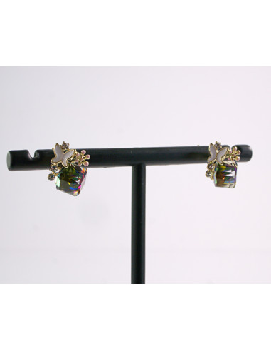 Kolczyki MOTYLKI Z  KAMIENIAMI Lolita Akcesoria...