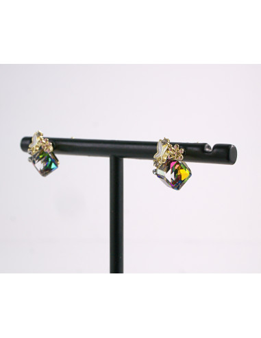 Kolczyki MOTYLKI Z  KAMIENIAMI Lolita Akcesoria...