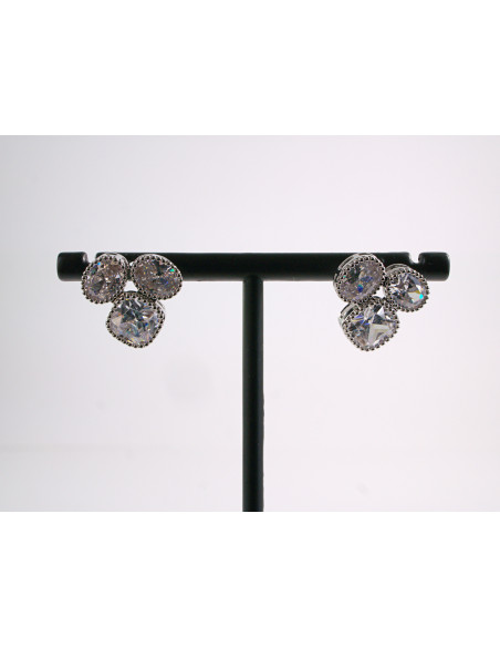 Kolczyki WIECZOROWE CYRKONIE PREMIUM  Lolita Akcesoria SREBRNY SZTYFT 925