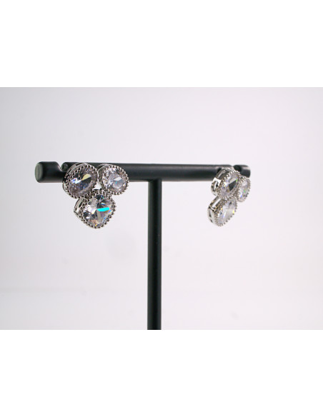 Kolczyki WIECZOROWE CYRKONIE PREMIUM  Lolita Akcesoria SREBRNY SZTYFT 925