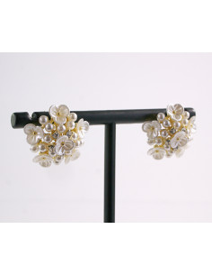 Kolczyki PERŁOWE KWIATKI KWIATY Lolita Akcesoria SREBRNY... 2