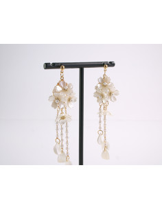 Kolczyki PERŁOWE KWIATKI KWIATY MAXI Lolita Akcesoria... 2