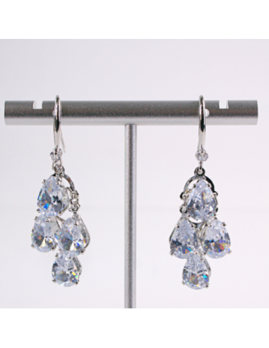 Kolczyki WISZĄCE ŁEZKI CYRKONIE Lolita...