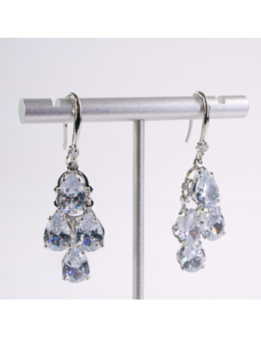 Kolczyki WISZĄCE ŁEZKI CYRKONIE Lolita...