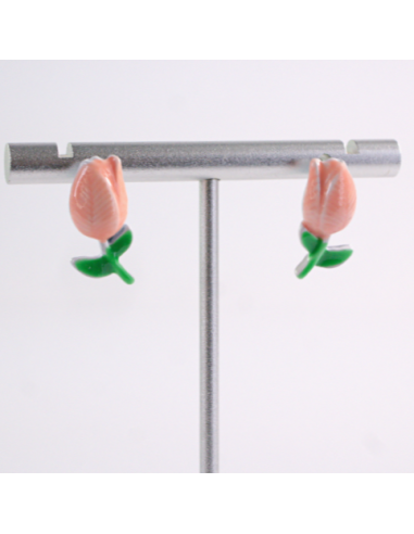 Kolczyki RÓŻOWE TULIPANY Lolita Akcesoria...