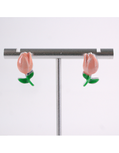 Kolczyki RÓŻOWE TULIPANY Lolita Akcesoria...