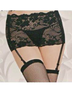 Pończochy z pasem CZARNE KABARETKI ELEGANCKIE ONE SIZE... 2