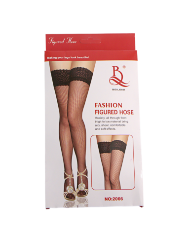 Pończochy SAMONOŚNE BIAŁE  KABARETKI Z KORONKĄ...