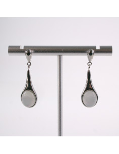 Kolczyki SREBRNE DŁUGIE KROPLE  STAL CHIRURGICZNA  LOLITA...