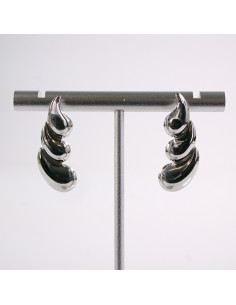 Kolczyki SREBRNE ŚWIDERKI ZAWIJASY STAL CHIRURGICZNA...