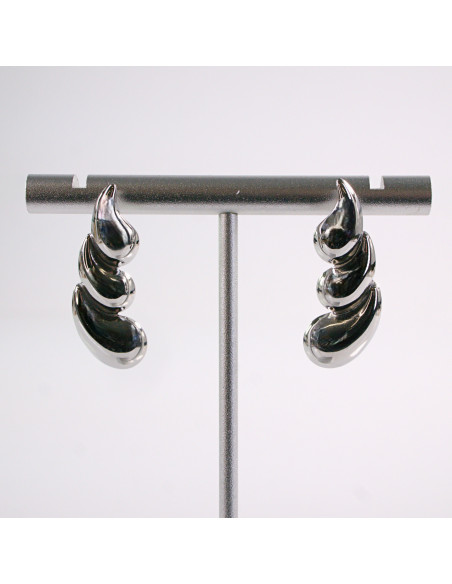 Kolczyki SREBRNE ŚWIDERKI ZAWIJASY STAL CHIRURGICZNA  LOLITA AKCESORIA