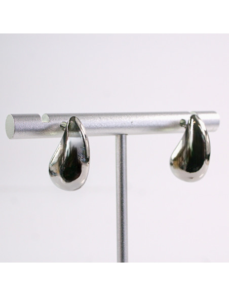 Kolczyki SREBRNE ŁEZKI KROPLE  STAL CHIRURGICZNA  LOLITA AKCESORIA 2 CM