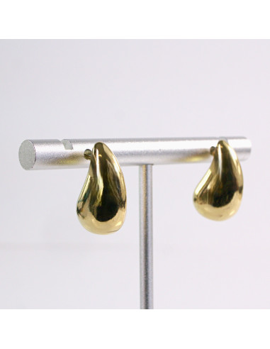Kolczyki ZŁOTE  ŁEZKI KROPLE  STAL CHIRURGICZNA...