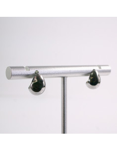 Kolczyki SREBRNE ŁEZKI KROPLE  STAL CHIRURGICZNA  LOLITA... 2