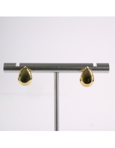 Kolczyki ZŁOTE KROPLE  ŁEZKI   STAL CHIRURGICZNA  LOLITA... 2