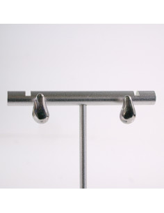 Kolczyki SREBRNE ŁEZKI KROPLE KROPLE  STAL CHIRURGICZNA...