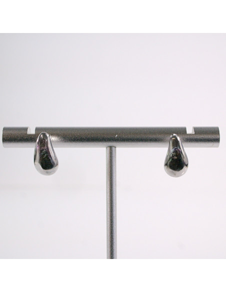 Kolczyki SREBRNE ŁEZKI KROPLE KROPLE  STAL CHIRURGICZNA  LOLITA AKCESORIA 1 CM