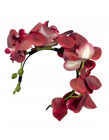 Opaska na włosy Z ORCHIDEI z KWIATEM HAWAJSKIE...