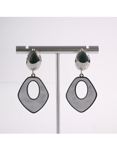 Kolczyki  SREBRNE WISZĄCE   STAL CHIRURGICZNA  LOLITA...